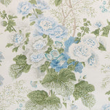 LEE JOFA P2023115.153.0 GRAND ALTHEA WP BLUE/LEAF Wallpaper - Eade's Wallpaper