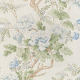 LEE JOFA P2023118.153.0 CHINESE PEONY WP BLUE Wallpaper - Eade's Wallpaper