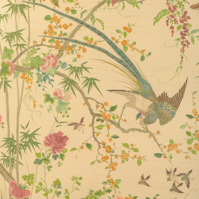 LEE JOFA P2025101.916.0 MANDALAY SISAL AUTUMN Fabric - KINGSLEY WALLCOVERING