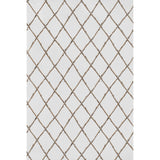 LEE JOFA P2025106.1116.0 BARE TWIG TRELLIS WP BROWN Wallpaper - Eade's Wallpaper