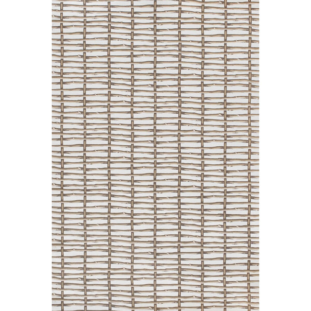 LEE JOFA P2025107.1016.0 TWIG FENCE WP BROWN Wallpaper - Eade's Wallpaper