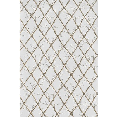 LEE JOFA P2025108.1016.0 TWIG TRELLIS WP BROWN Wallpaper - Eade's Wallpaper