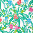 LEE JOFA P2025110.317.0 ISLAND EXOTIC WP MULTI Fabric - LILLY PULITZER III WALLCOVERING