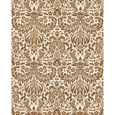 LEE JOFA DAMASK WP P2025123.61.0 in BROWN Wallpaper - LEE JO