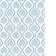 LEE JOFA ELSIE PAPER P2026102A.1313.0 in TEAL Wallpaper - HI
