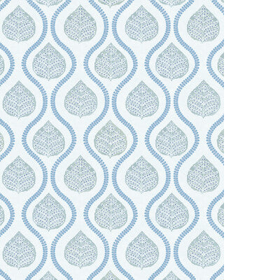 LEE JOFA ELSIE PAPER P2026102A.1313.0 in TEAL Wallpaper - HI