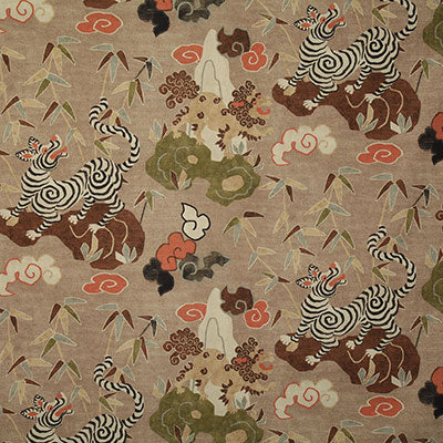 Pindler ISAMU TEAK P6648 Fabric - Fabric Collection