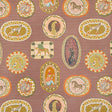 Pindler MENAGERIE BURGUNDY P6870 Fabric