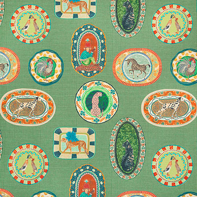 Pindler MENAGERIE EMERALD P6870 Fabric