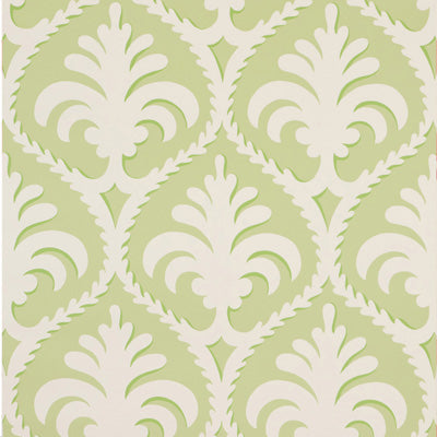 BRUNSCHWIG & FILS P8012103.3.0 PALMETTE GREEN Wallpaper - Eade's Wallpaper