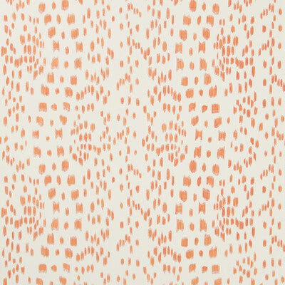 BRUNSCHWIG & FILS P8012138.12.0 LES TOUCHES TANGERINE Wallpaper - Eade's Wallpaper