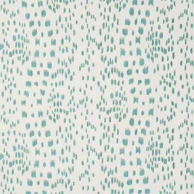 BRUNSCHWIG & FILS P8012138.513.0 LES TOUCHES AQUA Wallpaper - Eade's Wallpaper