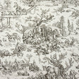 BRUNSCHWIG & FILS P8013130.21.0 LE HAMEAU CHARCOAL Wallpaper - Eade's Wallpaper