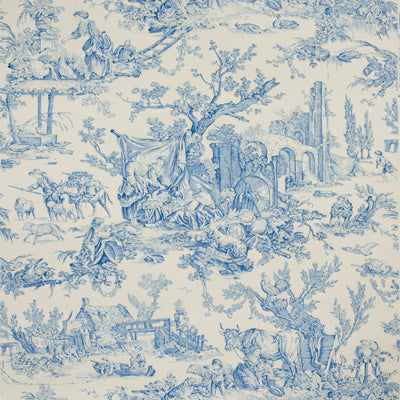 BRUNSCHWIG & FILS P8013130.5.0 LE HAMEAU BLUEBELL Wallpaper - Eade's Wallpaper