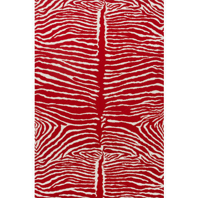 BRUNSCHWIG & FILS P8014100.19.0 LE ZEBRE RED Wallpaper - Eade's Wallpaper