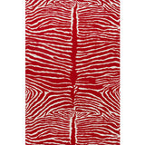 BRUNSCHWIG & FILS P8014100.19.0 LE ZEBRE RED Wallpaper - Eade's Wallpaper