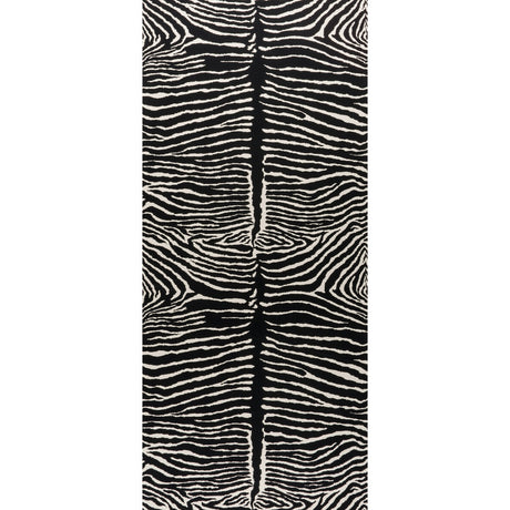 BRUNSCHWIG & FILS P8014100.81.0 LE ZEBRE BLACK Wallpaper - Eade's Wallpaper