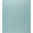 BRUNSCHWIG & FILS P8014101.513.0 BOMBAY AQUA Wallpaper - Eade's Wallpaper