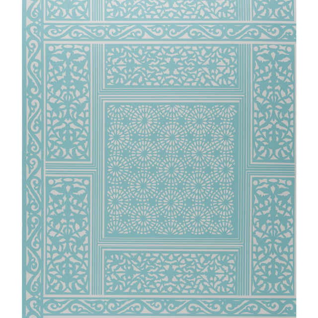 BRUNSCHWIG & FILS P8014101.513.0 BOMBAY AQUA Wallpaper - Eade's Wallpaper