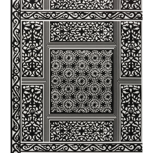 BRUNSCHWIG & FILS P8014101.8.0 BOMBAY EBONY Wallpaper - Eade's Wallpaper