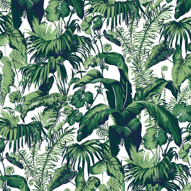 BRUNSCHWIG & FILS P8015102.1.0 FEUILLAGE BLANC Wallpaper - Eade's Wallpaper