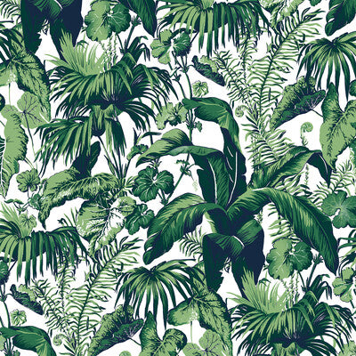 BRUNSCHWIG & FILS P8015102.1.0 FEUILLAGE BLANC Wallpaper - Eade's Wallpaper