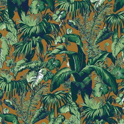 BRUNSCHWIG & FILS P8015102.6.0 FEUILLAGE TOBACCO Wallpaper - Eade's Wallpaper