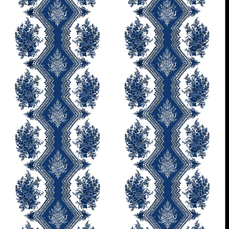 BRUNSCHWIG & FILS P8015105.5.0 COPPELIA BLUE Wallpaper - Eade's Wallpaper