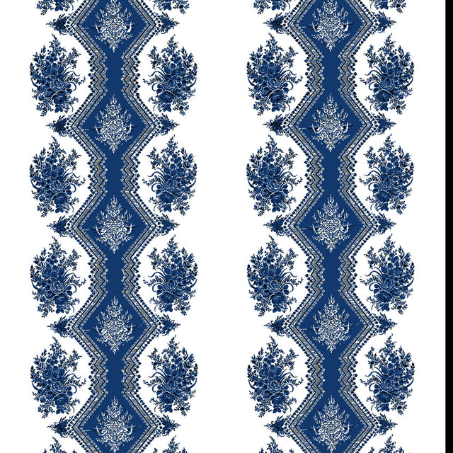 BRUNSCHWIG & FILS P8015105.5.0 COPPELIA BLUE Wallpaper - Eade's Wallpaper