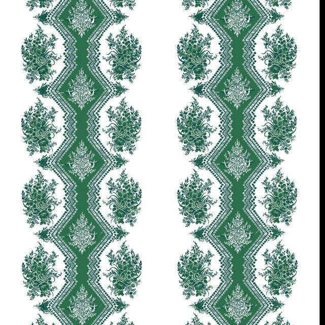 BRUNSCHWIG & FILS P8015105.53.0 COPPELIA EMERALD Wallpaper - Eade's Wallpaper