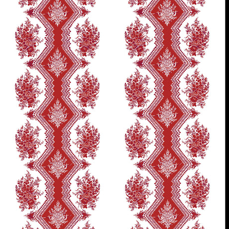 BRUNSCHWIG & FILS P8015105.9.0 COPPELIA RED Wallpaper - Eade's Wallpaper