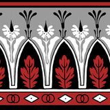 BRUNSCHWIG & FILS P8015106.9.0 LOLA MONTEZ BDR RED Wallpaper - Eade's Wallpaper