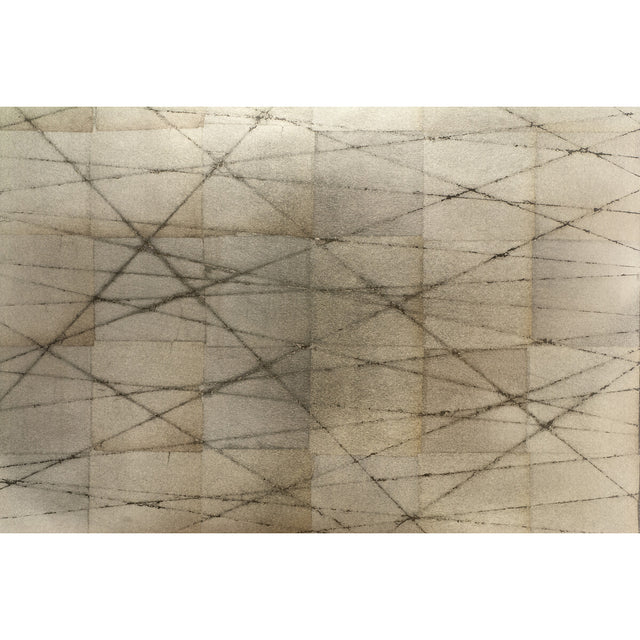 BRUNSCHWIG & FILS P8015123.118.0 SATORU SILVER BLACK Wallpaper - Eade's Wallpaper