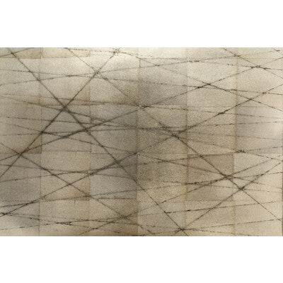 BRUNSCHWIG & FILS P8015123.118.0 SATORU SILVER BLACK Wallpaper - Eade's Wallpaper