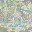 BRUNSCHWIG & FILS P8019101.113.0 LODI GARDEN GREY Wallpaper - Eade's Wallpaper