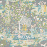 BRUNSCHWIG & FILS P8019101.113.0 LODI GARDEN GREY Wallpaper - Eade's Wallpaper