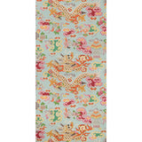 BRUNSCHWIG & FILS P8019113.137.0 MING DRAGON AQUA Wallpaper - Eade's Wallpaper