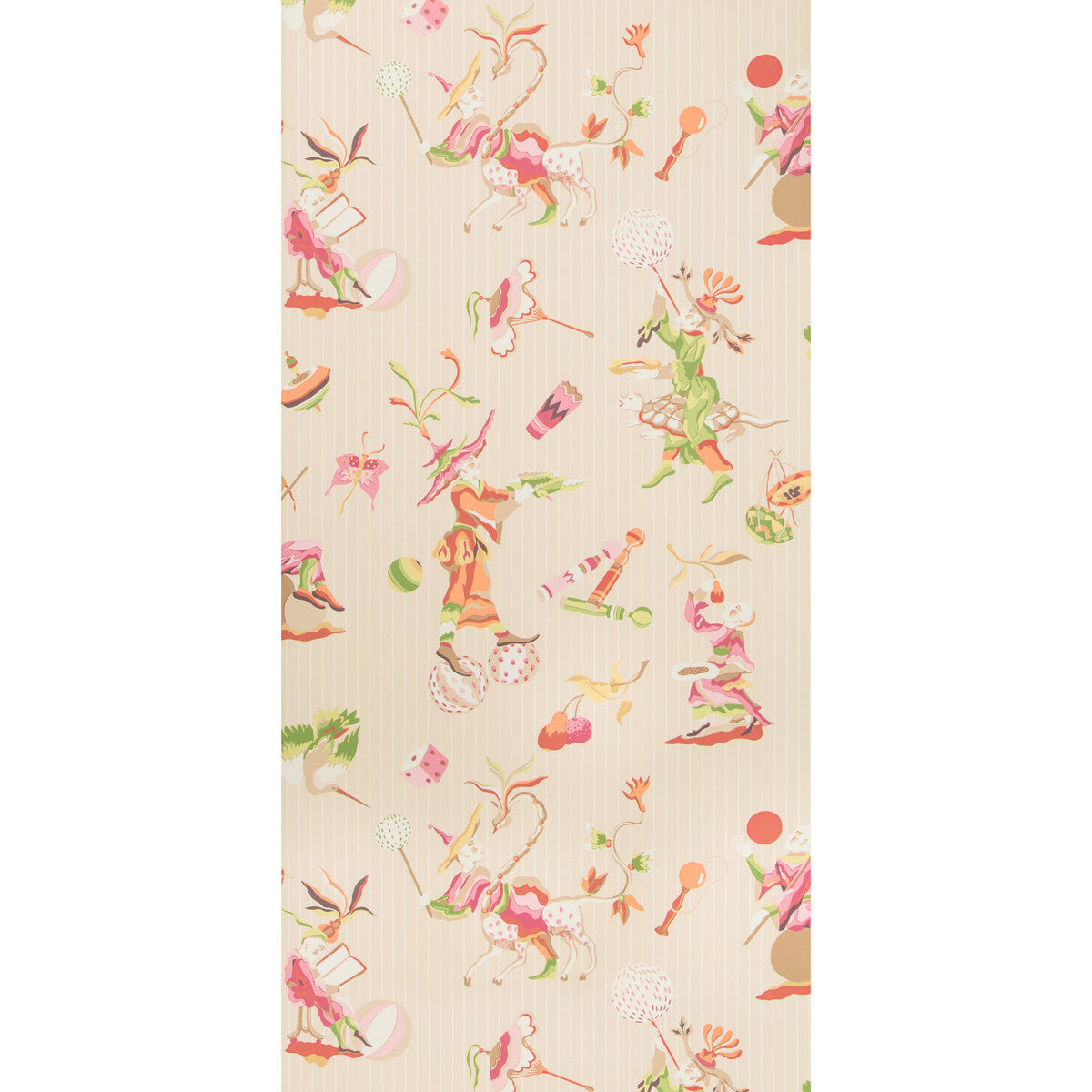 BRUNSCHWIG & FILS P8019114.174.0 CIRQUE CHINOIS PINK Wallpaper - Eade's Wallpaper