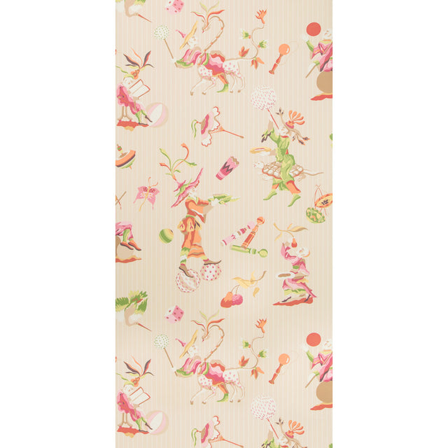 BRUNSCHWIG & FILS P8019114.174.0 CIRQUE CHINOIS PINK Wallpaper - Eade's Wallpaper