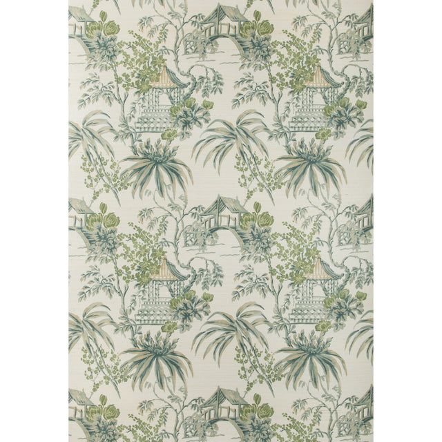BRUNSCHWIG & FILS P8019115.133.0 TONGLI LAGOON Wallpaper - Eade's Wallpaper