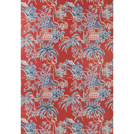 BRUNSCHWIG & FILS P8019115.195.0 TONGLI RED Wallpaper - Eade's Wallpaper
