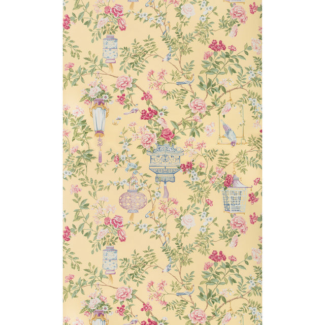 BRUNSCHWIG & FILS P8019118.147.0 JARDIN FLEURI SUN Wallpaper - Eade's Wallpaper