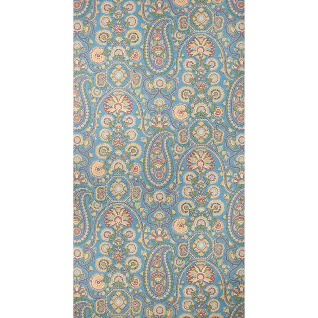 BRUNSCHWIG & FILS P8020100.1519.0 SARAYA CORNFLOWER Wallpaper - Eade's Wallpaper