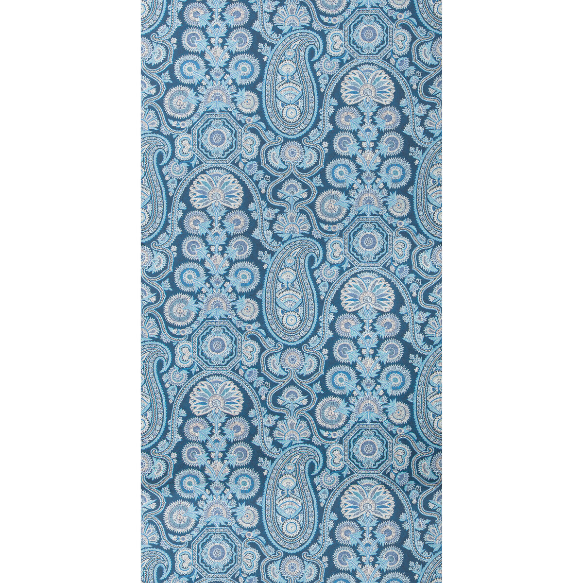 BRUNSCHWIG & FILS P8020100.5055.0 SARAYA INDIGO Wallpaper - Eade's Wallpaper