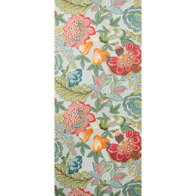 BRUNSCHWIG & FILS P8020101.1337.0 KARABALI AQUA Wallpaper - Eade's Wallpaper