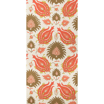 BRUNSCHWIG & FILS P8020102.1736.0 KASHMIRI BLUSH/TOAST Wallpaper - Eade's Wallpaper