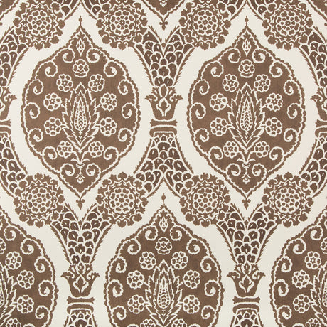 BRUNSCHWIG & FILS P8020103.6.0 SUFERA CHOCOLATE Wallpaper - Eade's Wallpaper