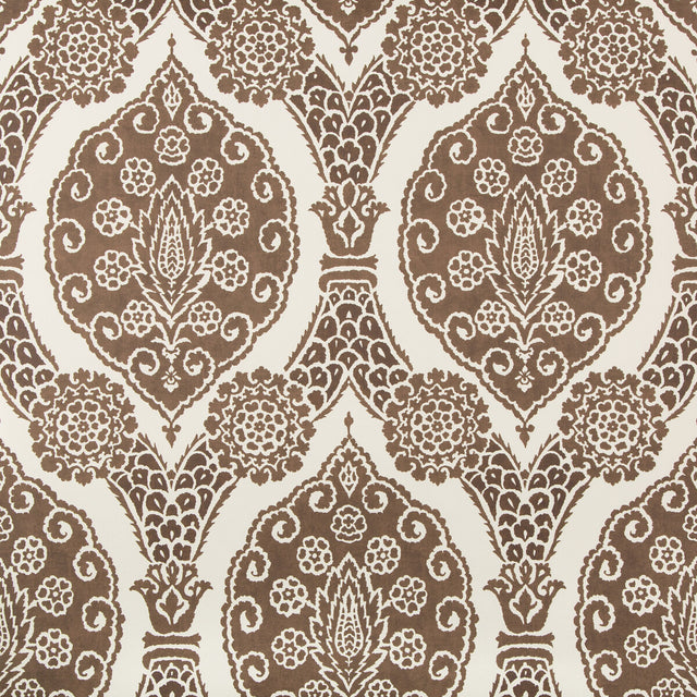 BRUNSCHWIG & FILS P8020103.6.0 SUFERA CHOCOLATE Wallpaper - Eade's Wallpaper