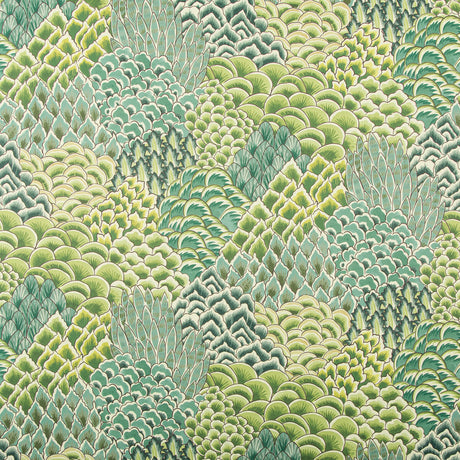 BRUNSCHWIG & FILS P8020104.33.0 KATIBI LEAF Wallpaper - Eade's Wallpaper