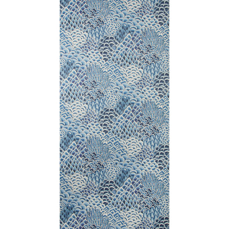 BRUNSCHWIG & FILS P8020104.55.0 KATIBI BLUE Wallpaper - Eade's Wallpaper